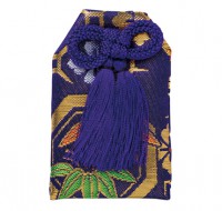 御守袋〈一般用〉房付上質金襴御守袋（紫）の写真